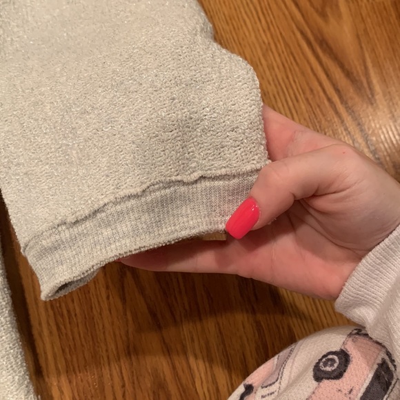 RTA langley metallic terry sweatshirt - Picture 4 of 5